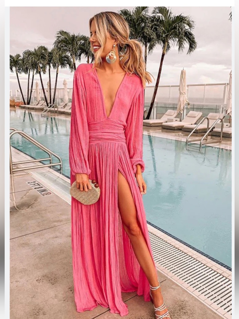 Jen's Pirate Booty Lapis Maxi Dress in Pink Sky